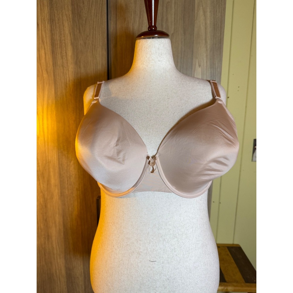 504. Torrid 360 Back Smoothing T-Shirt Bra Rose Dust 42G Lightly Lined Underwire